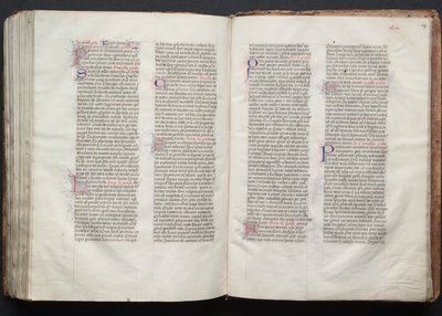 The Gotha Missal: Fol. 147r, Tekst, ca. 1375. af Master of the Boqueteaux