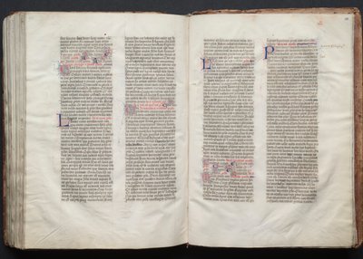 The Gotha Missal: Fol. 151r, Tekst, ca. 1375. af Master of the Boqueteaux