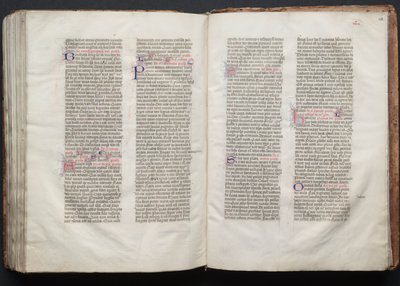 The Gotha Missal: Fol. 153r, Tekst, ca. 1375. af Master of the Boqueteaux