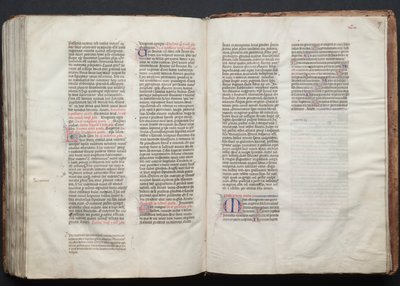 The Gotha Missal: Fol. 156v, tekst, ca. 1375. af Master of the Boqueteaux