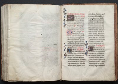 The Gotha Missal: Fol. 159r, Tekst, ca. 1375. af Master of the Boqueteaux