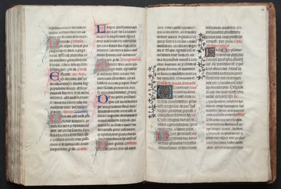 The Gotha Missal: Fol. 161r, Tekst, ca. 1375. af Master of the Boqueteaux