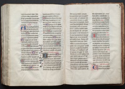 The Gotha Missal: Fol. 162r, Tekst, ca. 1375. af Master of the Boqueteaux