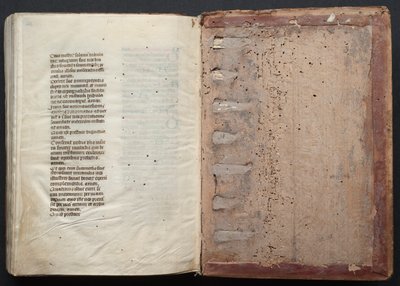 The Gotha Missal: Fol. 164v, tekst, ca. 1375. af Master of the Boqueteaux