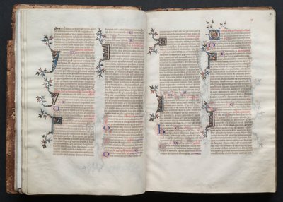 The Gotha Missal: Fol. 19r, Tekst, ca. 1375. af Master of the Boqueteaux