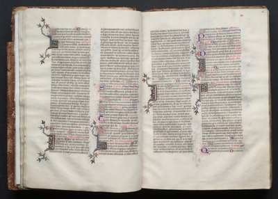 The Gotha Missal: Fol. 26r, Tekst, ca. 1375. af Master of the Boqueteaux