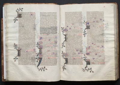 The Gotha Missal: Fol. 29r, Tekst, ca. 1375. af Master of the Boqueteaux
