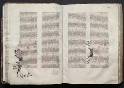 The Gotha Missal: Fol. 36r, Tekst, ca. 1375. af Master of the Boqueteaux