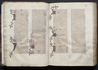 The Gotha Missal: Fol. 38r, Tekst, ca. 1375. af Master of the Boqueteaux
