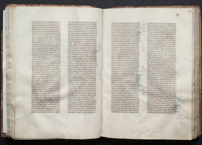 The Gotha Missal: Fol. 45r, Tekst, ca. 1375. af Master of the Boqueteaux