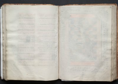 The Gotha Missal: Fol. 63r, Tekst, ca. 1375. af Master of the Boqueteaux
