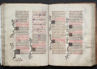 The Gotha Missal: Fol. 68r, Tekst, ca. 1375. af Master of the Boqueteaux