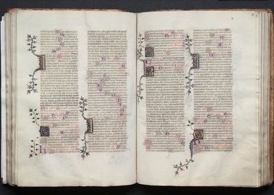 The Gotha Missal: Fol. 72r, Tekst, ca. 1375. af Master of the Boqueteaux