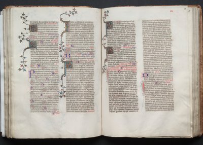 The Gotha Missal: Fol. 78r, Tekst, ca. 1375. af Master of the Boqueteaux