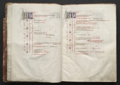 The Gotha Missal: Fol. 7r, Tekst , c. 1375. af Master of the Boqueteaux