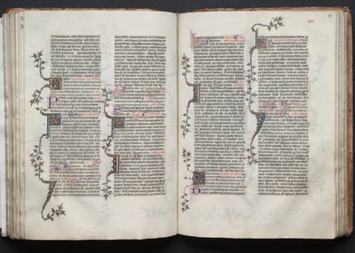 The Gotha Missal: Fol. 86r, Tekst, ca. 1375. af Master of the Boqueteaux