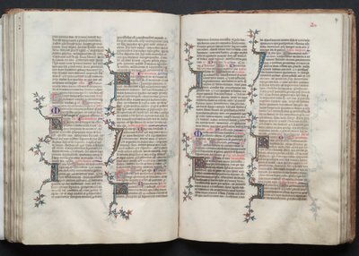 The Gotha Missal: Fol. 97r, Tekst, ca. 1375. af Master of the Boqueteaux