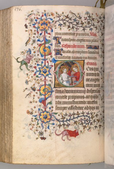 Karl den Ædle, konge af Navarra (1361-1425): fol. 262v, Tekst af Master of the Brussels Initials and Associates