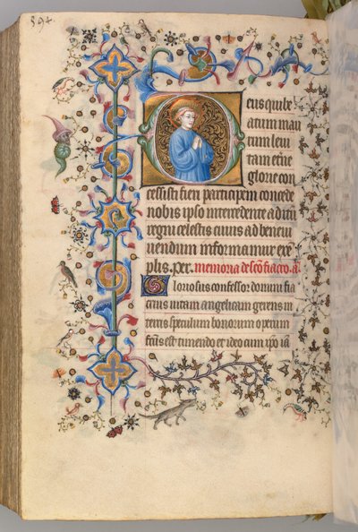 Karl den Ædle, konge af Navarra (1361-1425): fol. 291v, Tekst af Master of the Brussels Initials and Associates