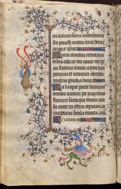 Karl den Ædle, konge af Navarra (1361-1425): fol. 31v, Tekst af Master of the Brussels Initials and Associates