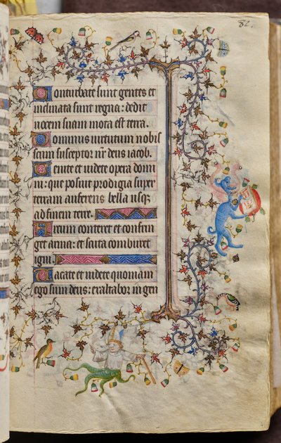 Timebog for Karl den Ædle, konge af Navarra (1361-1425): fol. 41r, Tekst af Master of the Brussels Initials and Associates