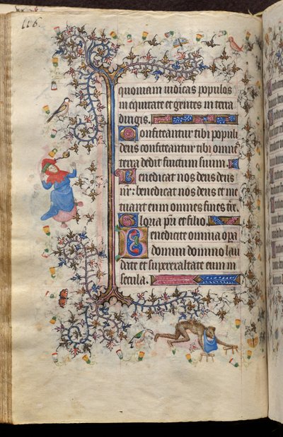 Karl den Ædle, konge af Navarra (1361-1425): fol. 58v, Tekst af Master of the Brussels Initials and Associates
