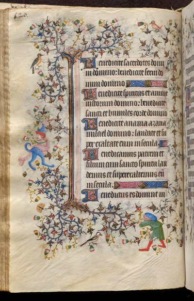 Karl den Ædle, konge af Navarra (1361-1425): fol. 60v, Tekst af Master of the Brussels Initials and Associates