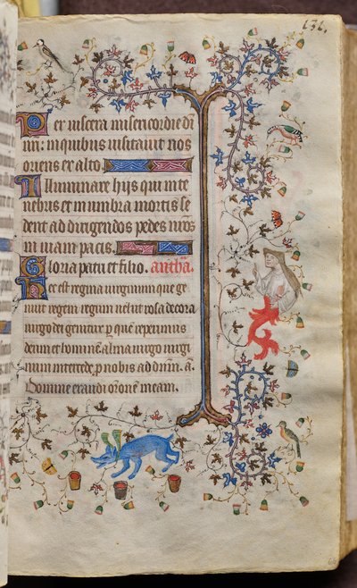 Timebog for Karl den Ædle, konge af Navarra (1361-1425): fol. 66r, Tekst af Master of the Brussels Initials and Associates