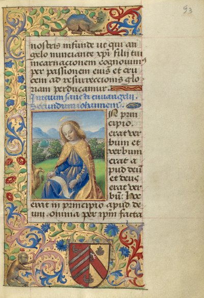 Johannes på Patmos af Master of the Chronique scandaleuse