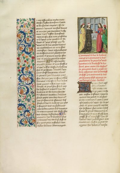 Hertug William af Gelders og Richard II af Master of the Copenhagen Caesar