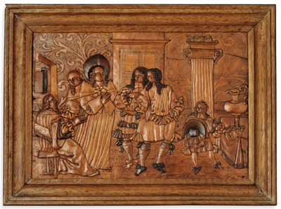 Eger intarsia panel, midten af 1600-tallet af Master of the Decorated Background