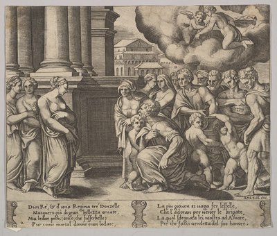 Plade 2: de mennesker, der yder guddommelig hæder til Psyche, fra 