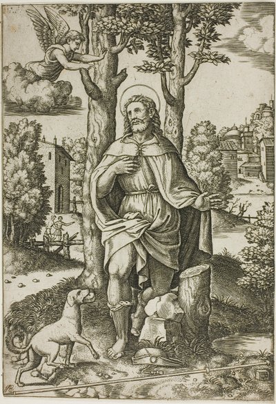 St. Roch af Master of the Die