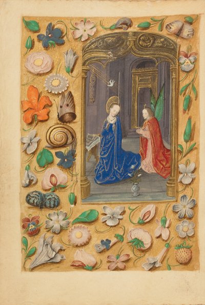 Bebudelsen af Master of the Dresden Prayer Book