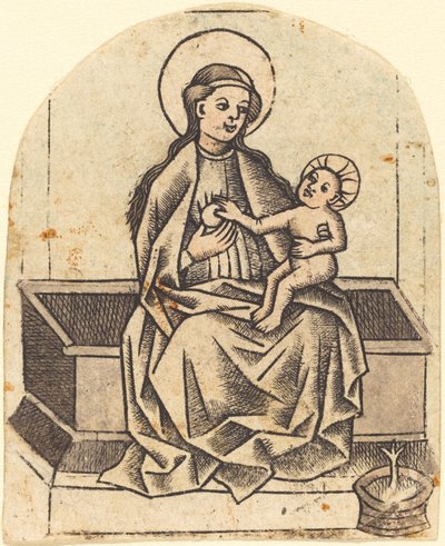 Madonna og barn af Master of the Dutuit Mount of Olives
