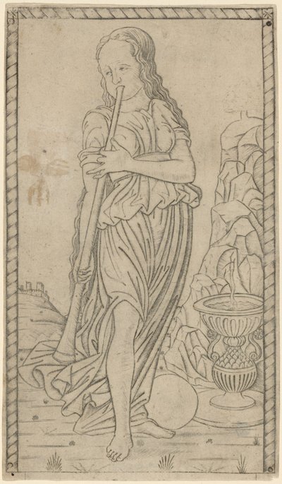 Caliope (Calliope) af Master of the E Series Tarocchi