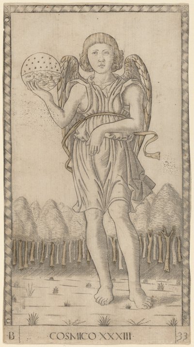 Cosmico (verdens geni) af Master of the E Series Tarocchi