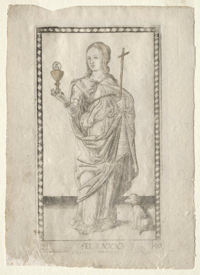 Faith (fra Tarocchi, serie B: Cosmic Principles and Virtues, #40) af Master of the E Series Tarocchi