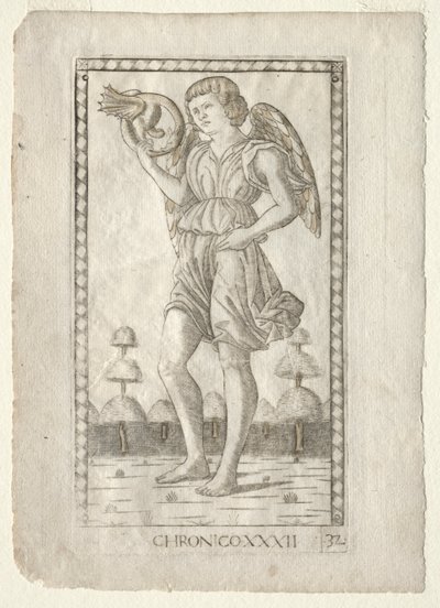 Genius of Time (fra Tarocchi, serie B: Cosmic Principles and Virtues, #32) af Master of the E Series Tarocchi