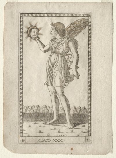 Genius of the Sun (fra Tarocchi, serie B: Cosmic Principles and Virtues, #31) af Master of the E Series Tarocchi