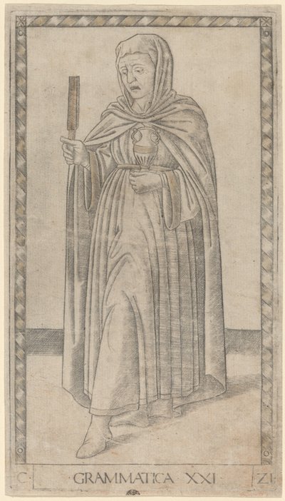 Grammatik (grammatik) af Master of the E Series Tarocchi