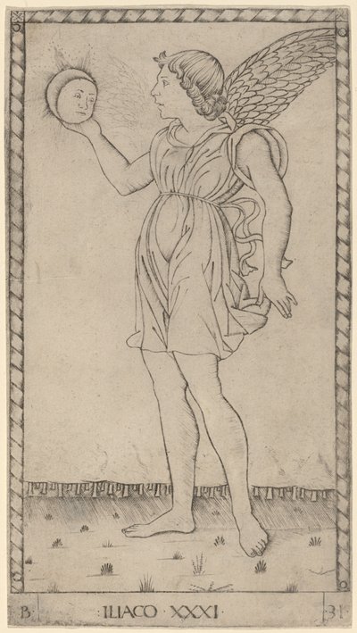Iliacus (solens geni) af Master of the E Series Tarocchi