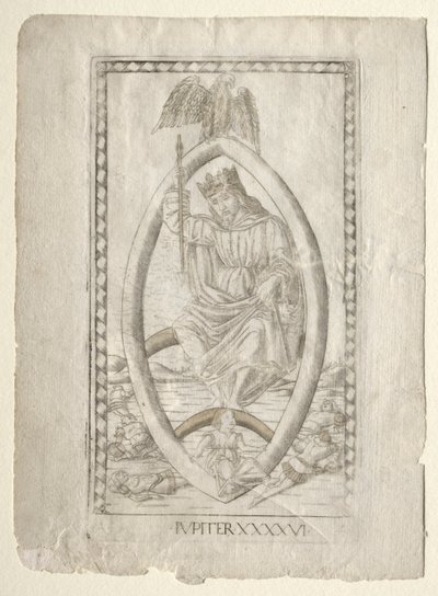 Jupiter (fra Tarocchi, serie A: Firmaments of the Universe, #46) af Master of the E Series Tarocchi