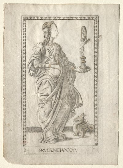 Prudence (fra Tarocchi, serie B: Cosmic Principles and Virtues, #35) af Master of the E Series Tarocchi