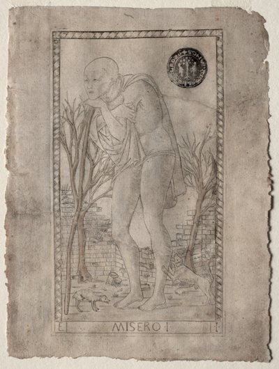 Tarot, før 1467. af Master of the E Series Tarocchi