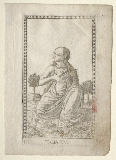 Thalia (komedie, pastoral poesi) (fra Tarocchi-serien D: Apollo and the Muses, #16) af Master of the E Series Tarocchi