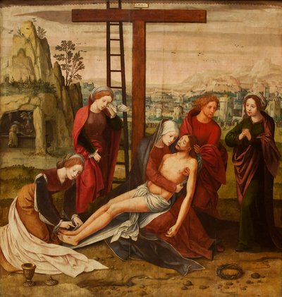 Mesteren af de kvindelige halvfigurer - Pieta (1550) - Sevilla Bellas Artes 22-03-2011 10-26-30 af Master of the Female Half Lengths