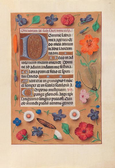 Timer for dronning Isabella den katolske, dronning af Spanien: Fol.44r, ca. 1500. af Master of the First Prayerbook of Maximillian