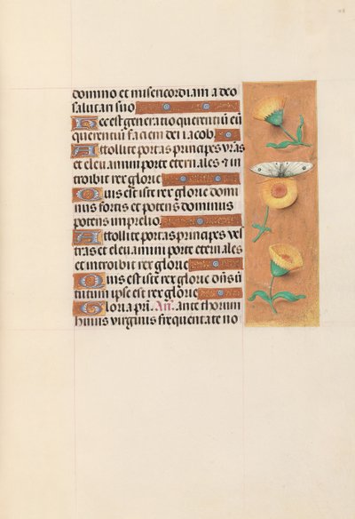 Hours of Dronning Isabella den Katolik, Dronning af Spanien: Fol. 103r, ca. 1500. af Master of the First Prayerbook of Maximillian