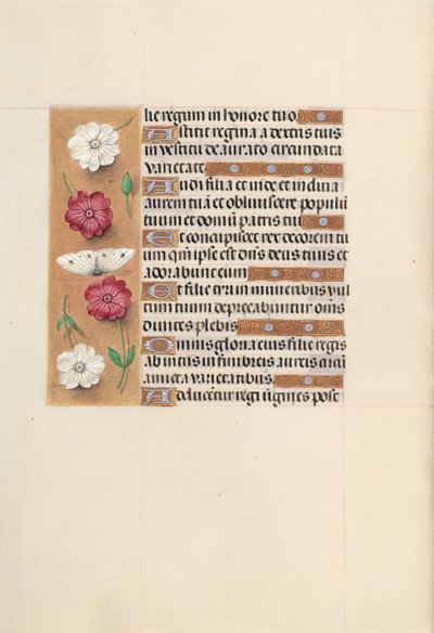 Hours of Dronning Isabella den Katolik, Dronning af Spanien: Fol. 104v, ca. 1500. af Master of the First Prayerbook of Maximillian